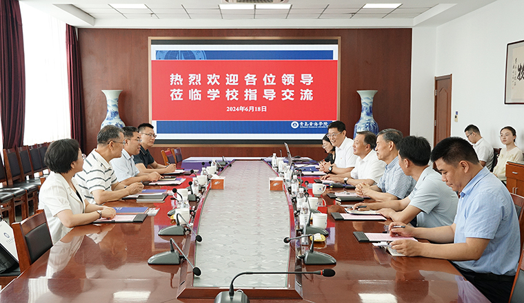 潍坊科技学院党委书记赵光强一行来威尼斯官网交流