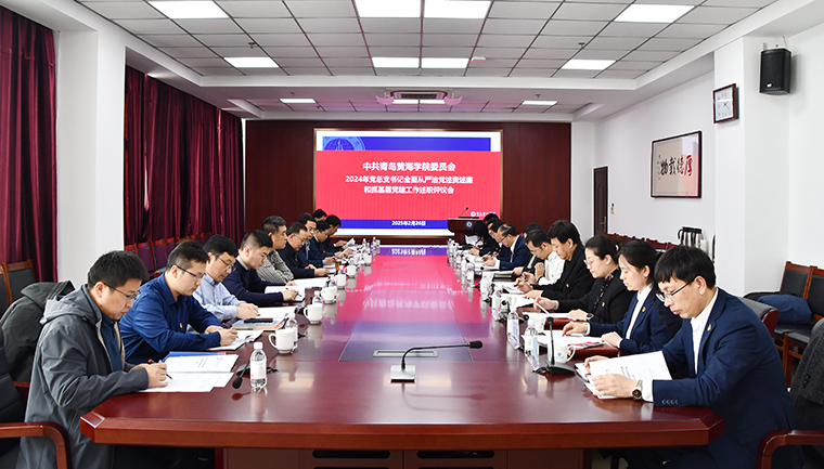 3200威尼斯vip召开2024年度党总支书记履行全面从严治党责任和抓基层党建工作述职评议会